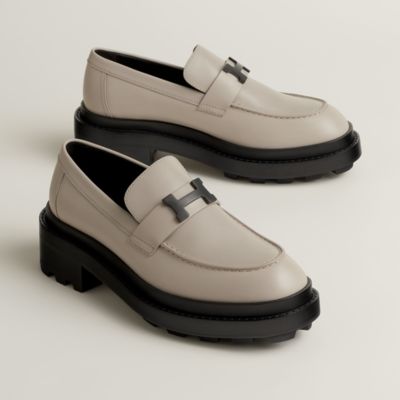HERMES paris モカシン　ローファー 36 ピンクベージュ モカシン パリ ピンク系 HERMES Paris(エルメス パリ) - 海外